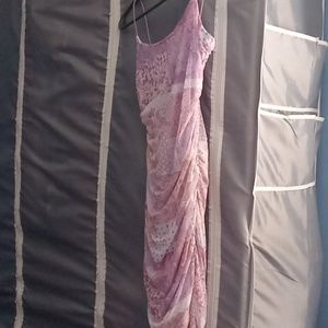 Rue21 lavender patchwork mesh dress